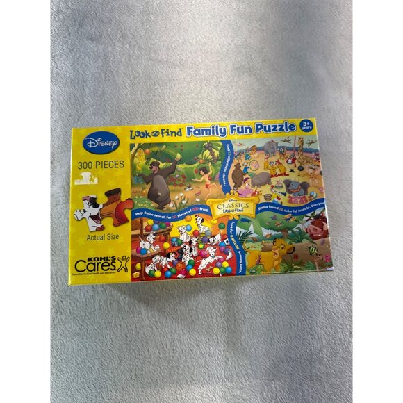 Disney Look & Find Family Fun Puzzle 300 Pieces 3+ Years Kohls Cares Classics - Picture 6 of 10